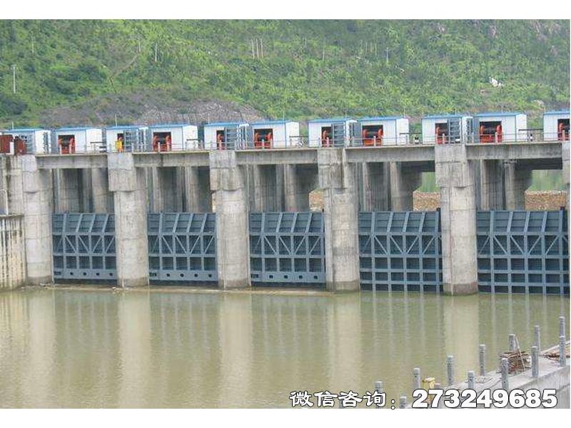 长丰县拦水大坝闸门